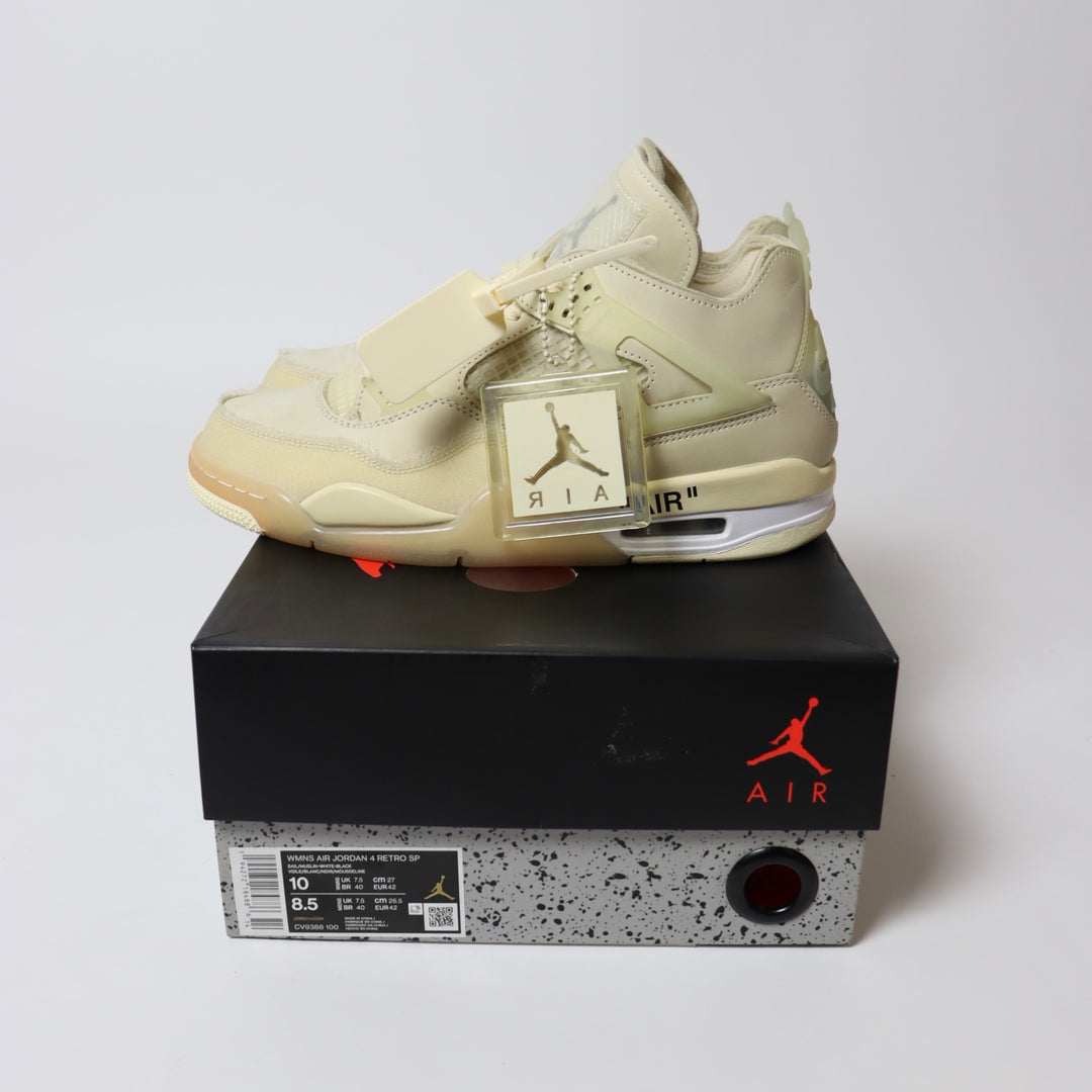 Off White x Nike Air Jordan 4 Retro SP 'Sail' (VNDS Off White x Nike Air Jordan 4 Retro SP 'Sail' (VNDS