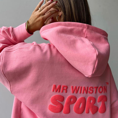 Mr Winston hoodie ‘Vintage Pink’ - Limited AU